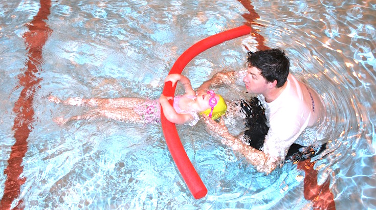 private swimming lessons in south west London at Blue Wave Swim School