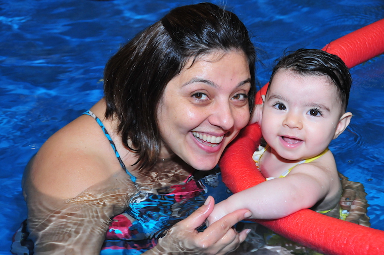 baby swimming in Wimbledon