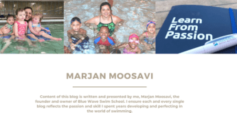 Marjan Moosavi founder of Blue Wave Swim