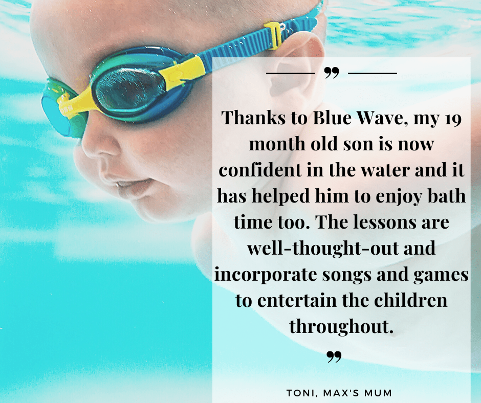 toddler swimming classes in Putney with Blue Wave Swim